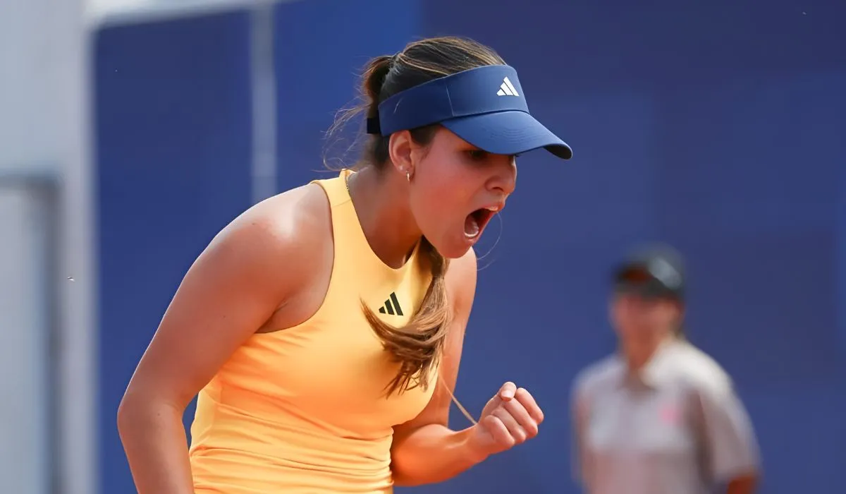 Camila Osorio en su primer partido en Juegos Olímpicos 2024