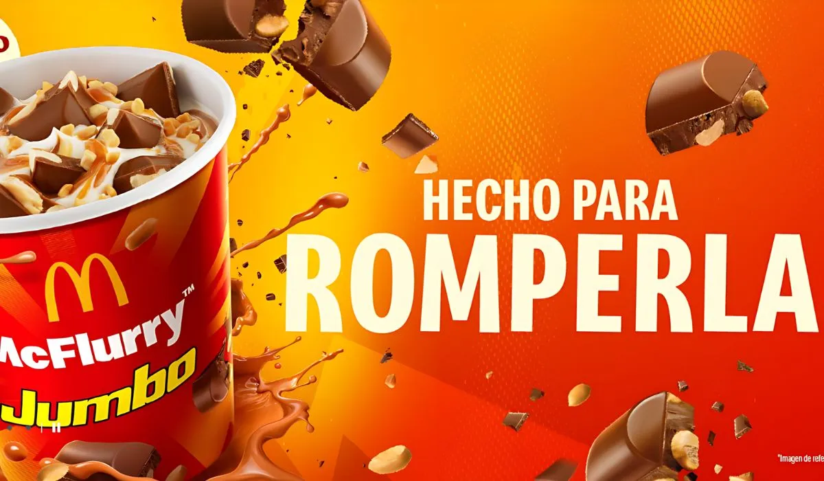 El nuevo McFlurry Jumbo ya salió a la venta.