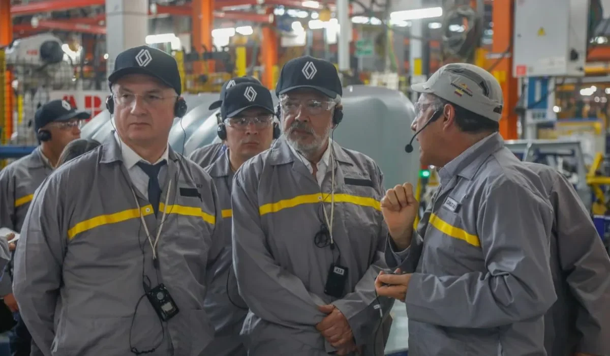 MinComercio junto a los ejecutivos de Renault