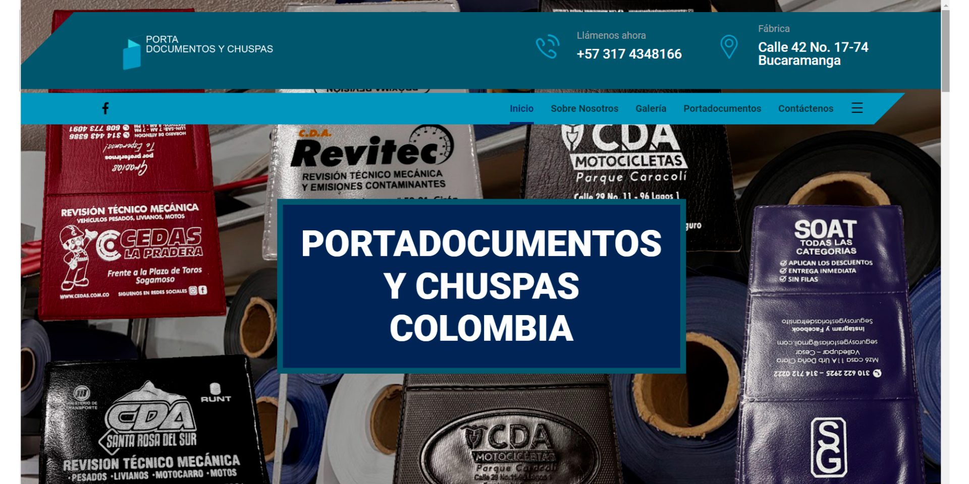 Diseño Web, Tienda Online y Posicionamiento SEO para Portadocumentos Colombia