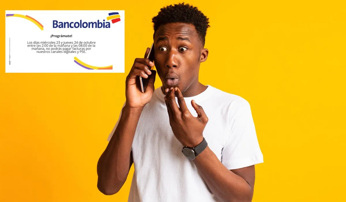 Actualización de Bancolombia el 23 y 24 de octubre podría afectar servicios digitales