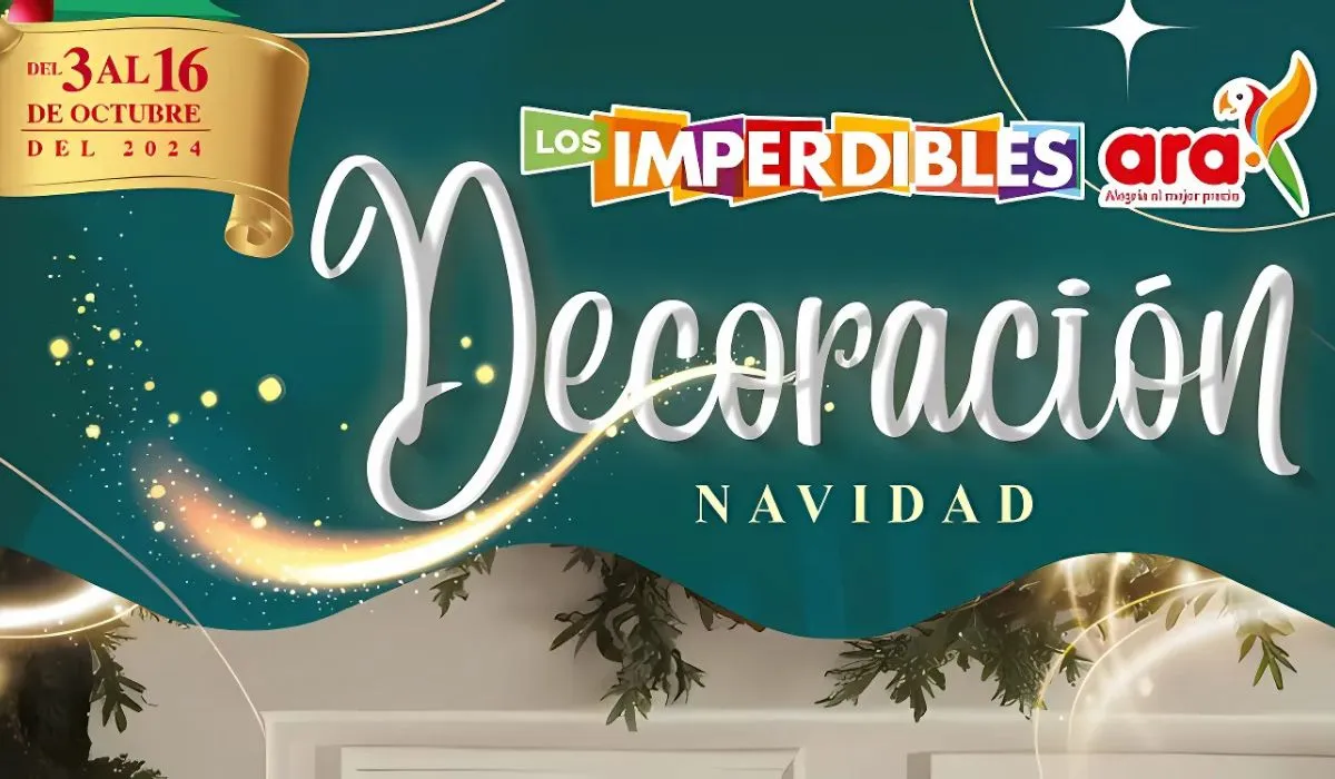 Decoración navideña de Tiendas Ara 2024