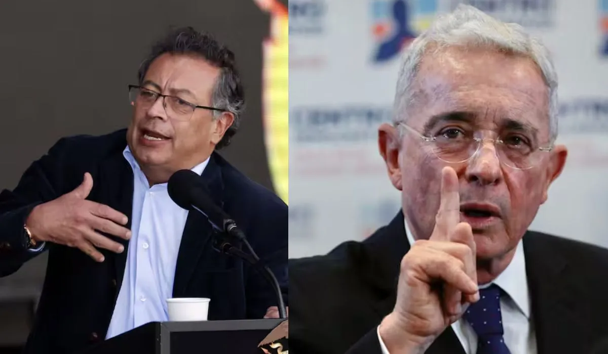 Gustavo Petro / Álvaro Uribe.