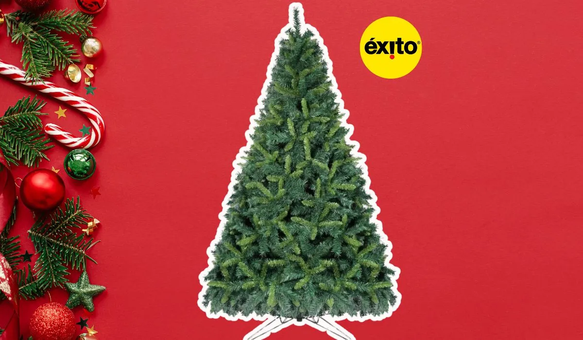 Almacenes Éxito ofrece espectacular árbol de Navidad de 180 cm con gran descuento